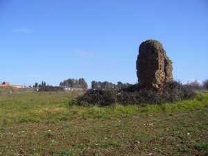 Villan jäänteitä Rooman pohjoispuolella