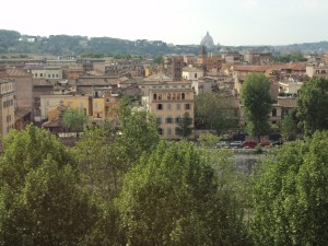 Villa Lante nähtynä Aventino-kukkulalta