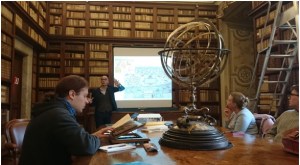 Humanismia, käsikirjoituksia ja karttoja Wouter Bracken seurassa. Biblioteca Corsiniana.