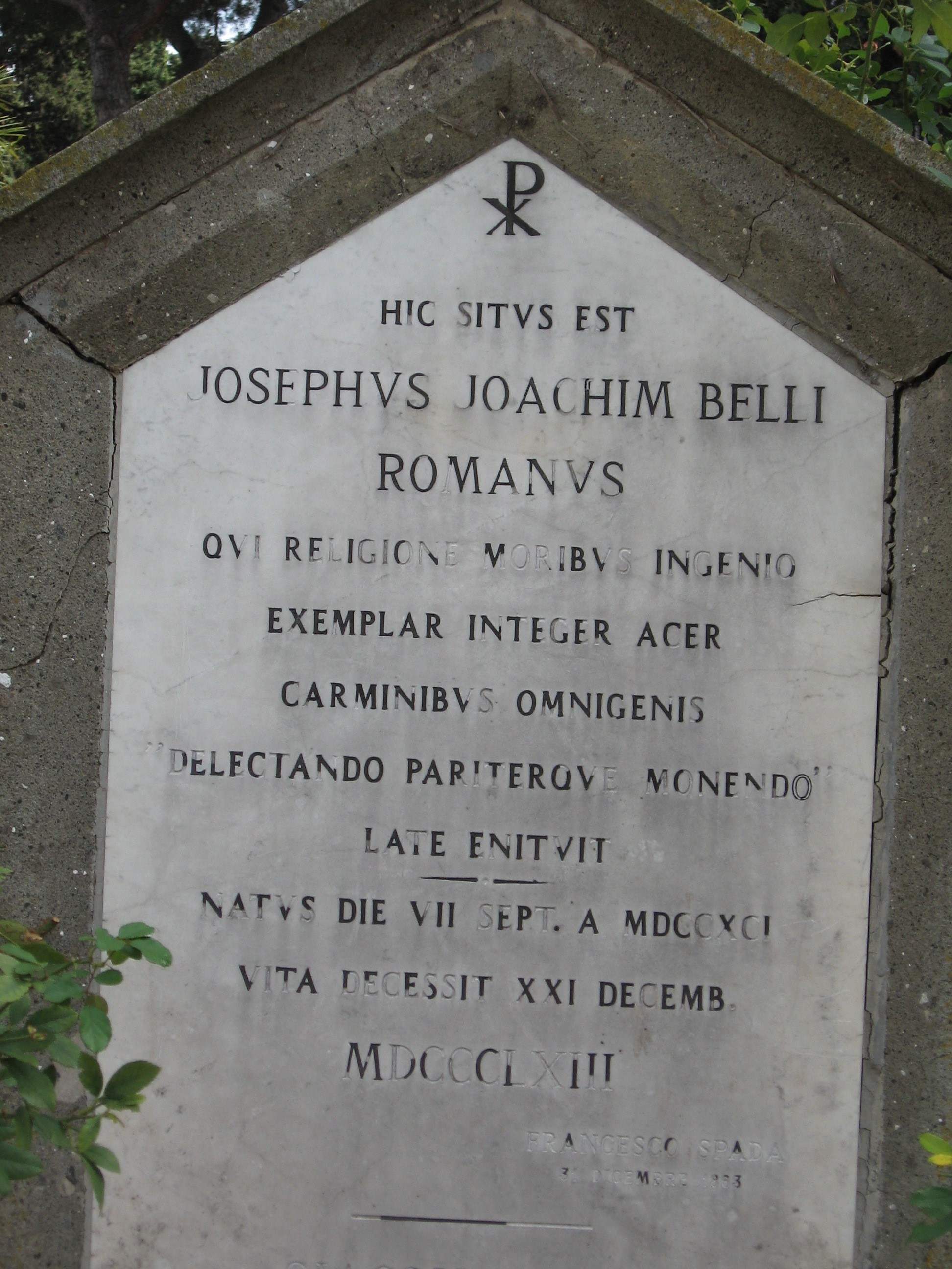 G.G Bellin hautakivi