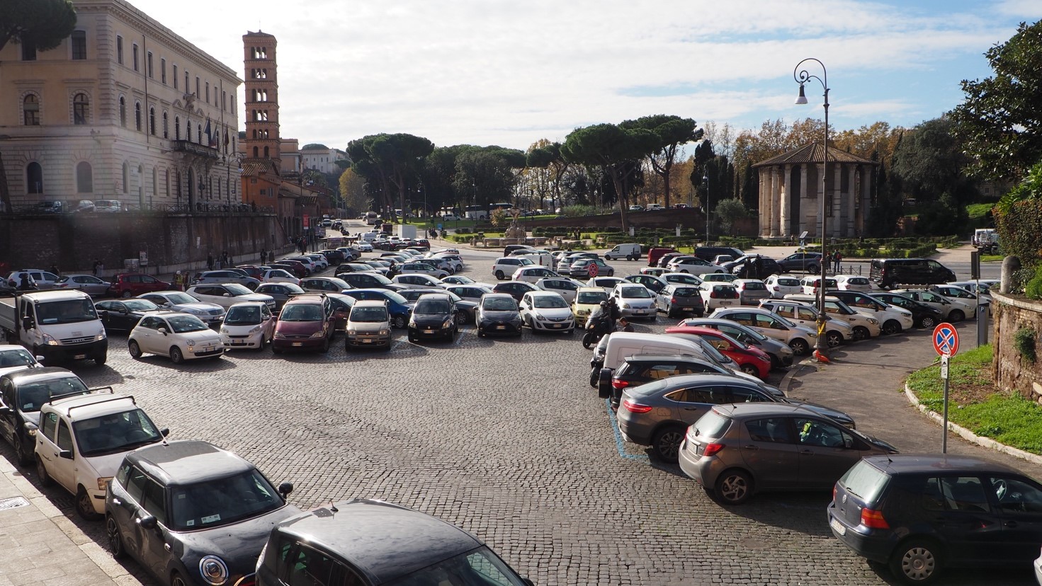 Forum Boarium parkkipaikkana