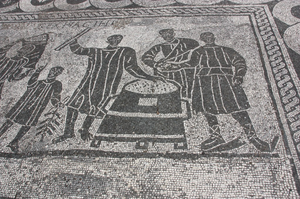 Viljanmittaajien mosaiikki. 